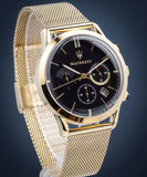  Shop Authentic Maserati Ricordo Chronograph Black Dial Stainless Steel Mesh Bracelet Watch For Men - R8873633003 - Luxxuri