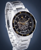  Shop Authentic Maserati SFIDA Automatic Black Dial Silver Steel Strap Watch For Men - R8823140002 - Luxxuri