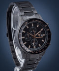Maserati SFIDA Chronograph Black Dial Black Steel Strap Watch For Men - R8873640011