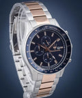  Shop Authentic Maserati SFIDA Chronograph Blue Dial Two Tone Steel Strap Watch For Men - R8873640012 - Luxxuri