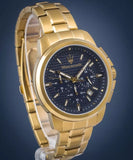  Shop Authentic Maserati Successo Chronograph Blue Dial Gold Steel Strap Watch For Men - R8873621021 - Luxxuri