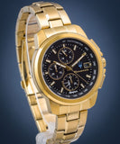  Shop Authentic Maserati Successo Black Dial Gold Stainless Steel Watch For Men - R8873645002 - Luxxuri