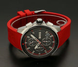  Shop Authentic Hugo Boss Volane Black Dial Red Rubber Strap Watch for Men - 1513959 - Luxxuri