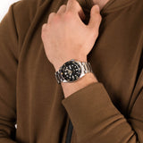 Shop Authentic Seiko 5 Sports Automatic Black Dial Silver Steel Strap Watch For Men - SRPD57K1 - Luxxuri