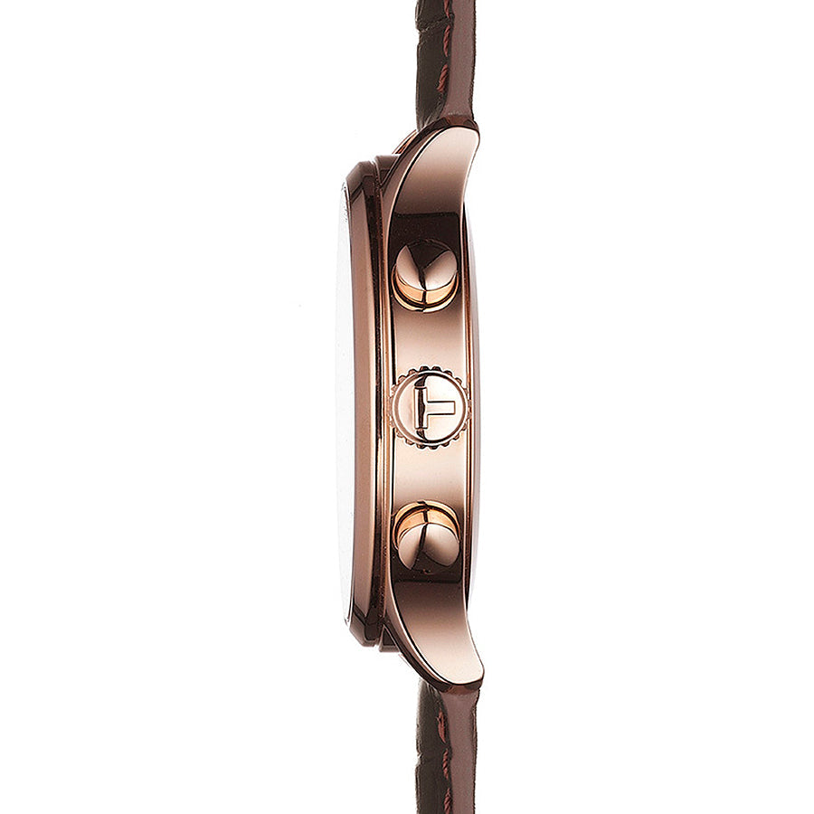  Shop Authentic Tissot Chrono XL Classic Silver Dial Brown Leather Strap Watch For Men - T116.617.36.037.00 - Luxxuri