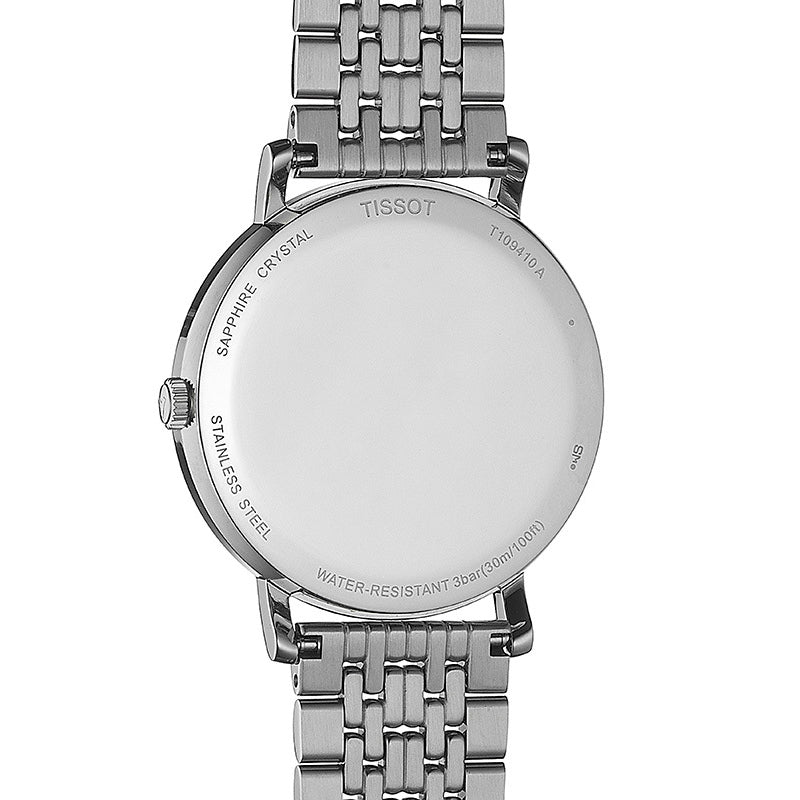  Shop Authentic Tissot T Classic Everytime White Dial Silver Mesh Bracelet Watch For Men - T109.410.11.033.00 - Luxxuri