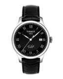  Shop Authentic Tissot T Classic Le Locle Automatic Black Dial Black Leather Strap Watch For Men - T41.1.423.53 - Luxxuri