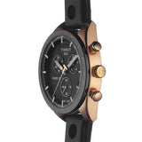  Shop Authentic Tissot PRS 516 Chronograph Black Dial Black Leather Strap Watch For Men - T100.417.36.051.00 - Luxxuri