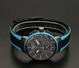  Shop Authentic Tissot T Race Cycling Chronograph Black Dial Two Tone Rubber Strap Watch For Men - T111.417.37.441.05 - Luxxuri