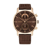  Shop Authentic Tommy Hilfiger Kane Brown Dial Brown Leather Strap Watch for Men - 1710400 - Luxxuri