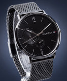  Shop Authentic Tommy Hilfiger Brooklyn Black Dial Black Mesh Bracelet Watch for Men - 1791507 - Luxxuri