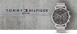  Shop Authentic Tommy Hilfiger Evan Grey Dial Silver Mesh Bracelet Watch for Men - 1710396 - Luxxuri