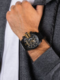  Shop Authentic Diesel Mega Chief Chronograph Black Dial Black Steel Strap Watch For Men - DZ4338 - Luxxuri