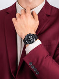  Shop Authentic Maserati Traguardo Chronograph Black Dial Black Mesh Bracelet Watch For Men - R8873612031 - Luxxuri
