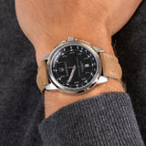  Shop Authentic Maserati Successo Black Dial Beige Leather Strap Watch For Men - R8851121004 - Luxxuri