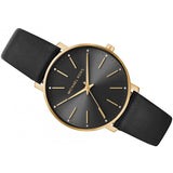  Shop Authentic Michael Kors Pyper Black Dial Black Leather Strap Watch For Women - MK2747 - Luxxuri