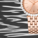  Shop Authentic Michael Kors Darci Quartz Rose Gold Dial Rose Gold Steel Strap Watch For Women - MK4514 - Luxxuri