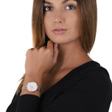  Shop Authentic Michael Kors Pyper Quartz Mother of Pearl White Dial Rose Gold Mesh Strap Watch For Women - MK4588 - Luxxuri