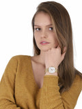  Shop Authentic Michael Kors Pyper Quartz Mother of Pearl White Dial Gold Mesh Bracelet Watch For Women - MK4619 - Luxxuri