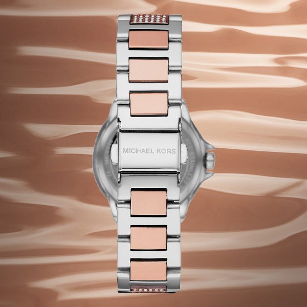  Shop Authentic Michael Kors Camille Multifunction White Dial Two Tone Steel Strap Watch For Women - MK6846 - Luxxuri