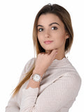  Shop Authentic Michael Kors Parker Chronograph White Dial Pink Leather Strap Watch For Women - MK6935 - Luxxuri