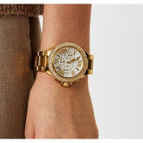  Shop Authentic Michael Kors Camille Chronograph White Dial Gold Steel Strap Watch For Women - MK6994 - Luxxuri