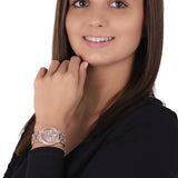  Shop Authentic Michael Kors Camille Multifunction Crystals Rose Gold Dial Rose Gold Steel Strap Watch For Women - MK6997 - Luxxuri