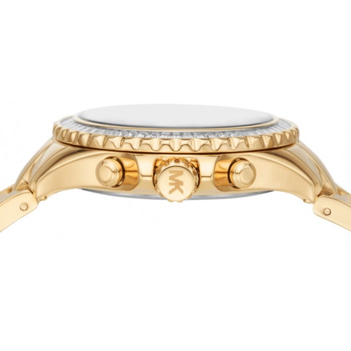  Shop Authentic Michael Kors Everest Chronograph White Dial Gold Steel Strap Watch For Women - MK7212 - Luxxuri