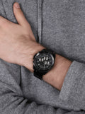  Shop Authentic Michael Kors Brecken Chronograph Black Dial Black Steel Strap Watch For Men - MK8858 - Luxxuri