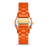  Shop Authentic Michael Kors Runway Chronograph Limited Edition Orange Dial Orange Steel Strap Watch for - MK7477LE - Luxxuri
