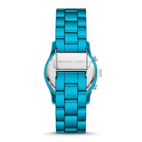  Shop Authentic Michael Kors Runway Limited Edition Blue Dial Blue Steel Strap Watch for Women - MK7479LE - Luxxuri