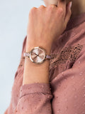  Shop Authentic Michael Kors Jaryn Analog Gold Dial Pink Steel Strap Watch For Women - MK4343 - Luxxuri