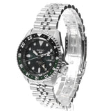 Shop Authentic Seiko 5 Sports SKX GMT Automatic Green Dial Silver Steel Strap Watch For Men - SSK035K1 - Luxxuri