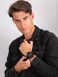  Shop Authentic Diesel Mega Chief Chronograph Black Dial Black Mesh Bracelet Watch For Men - DZ4514 - Luxxuri