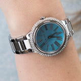  Shop Authentic Michael Kors Taryn Quartz Blue Dial Blue Steel Strap Watch For Women - MK6563 - Luxxuri
