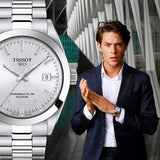  Shop Authentic Tissot Gentleman Silver Dial Silver Steel Strap Watch For Men - T127.410.11.031.00 - Luxxuri