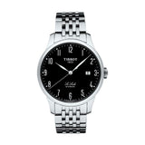  Shop Authentic Tissot T Classic Powermatic 80 Black Dial Silver Steel Strap Watch For Men - T41.1.483.52 - Luxxuri