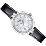  Shop Authentic Tissot T Lady Flamingo Mother of Pearl White Dial Black Leather Strap Watch for Women - T094.210.16.111.00 - Luxxuri