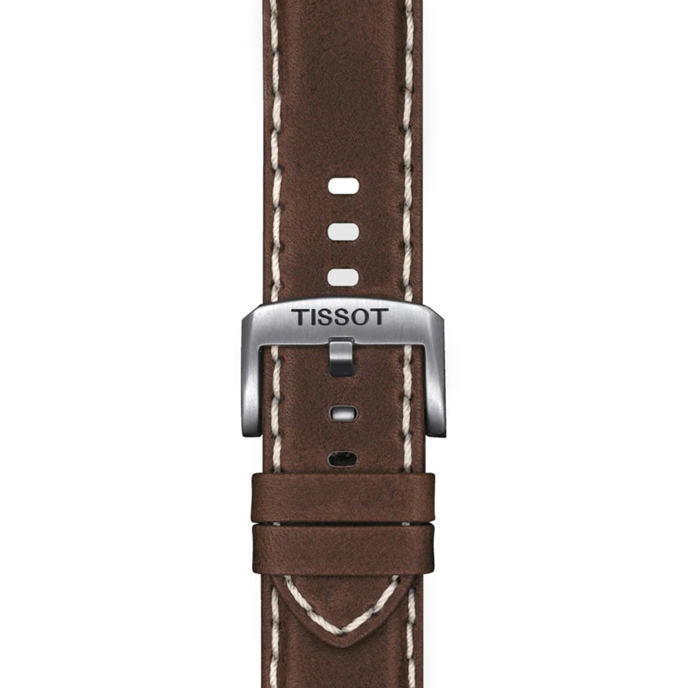 Shop Authentic Tissot Supersport Chrono Black Dial Brown Leather Strap Watch for Men - T125.617.16.051.01 - Luxxuri