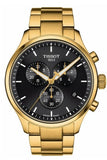  Shop Authentic Tissot Chrono XL Classic Black Dial Gold Steel Strap Watch for Men - T116.617.33.051.00 - Luxxuri