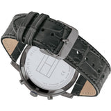  Shop Authentic Tommy Hilfiger Evan Black Dial Black Leather Strap Watch for Men - 1710395 - Luxxuri