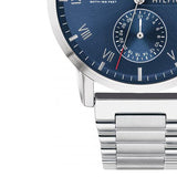  Shop Authentic Tommy Hilfiger Kane Blue Dial Silver Steel Strap Watch for Men - 1710401 - Luxxuri