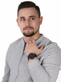  Shop Authentic Tommy Hilfiger Daniel Black Dial Black Steel Strap Watch for Men - 1710414 - Luxxuri