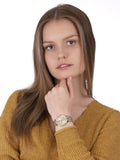  Shop Authentic Tommy Hilfiger Lynn Quartz Gold Dial Gold Mesh Bracelet Watch For Women - 1781864 - Luxxuri