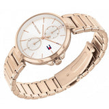  Shop Authentic Tommy Hilfiger Angela Quartz White Dial Rose Gold Steel Strap Watch for Women - 1782124 - Luxxuri