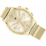  Shop Authentic Tommy Hilfiger Blake Quartz Gold Dial Gold Mesh Bracelet Watch for Women - 1782302 - Luxxuri