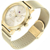  Shop Authentic Tommy Hilfiger Blake Quartz Gold Dial Gold Mesh Bracelet Watch for Women - 1782302 - Luxxuri