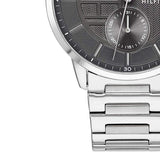  Shop Authentic Tommy Hilfiger Hunter Grey Dial Silver Steel Strap Watch for Men - 1791608 - Luxxuri
