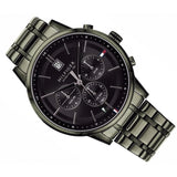  Shop Authentic Tommy Hilfiger Quartz Black Dial Black Steel Strap Watch for Men - 1791634 - Luxxuri