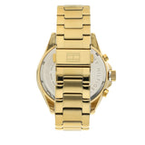  Shop Authentic Tommy Hilfiger Luke Chronograph White Dial Gold Steel Strap Watch for Men - 1791121 - Luxxuri